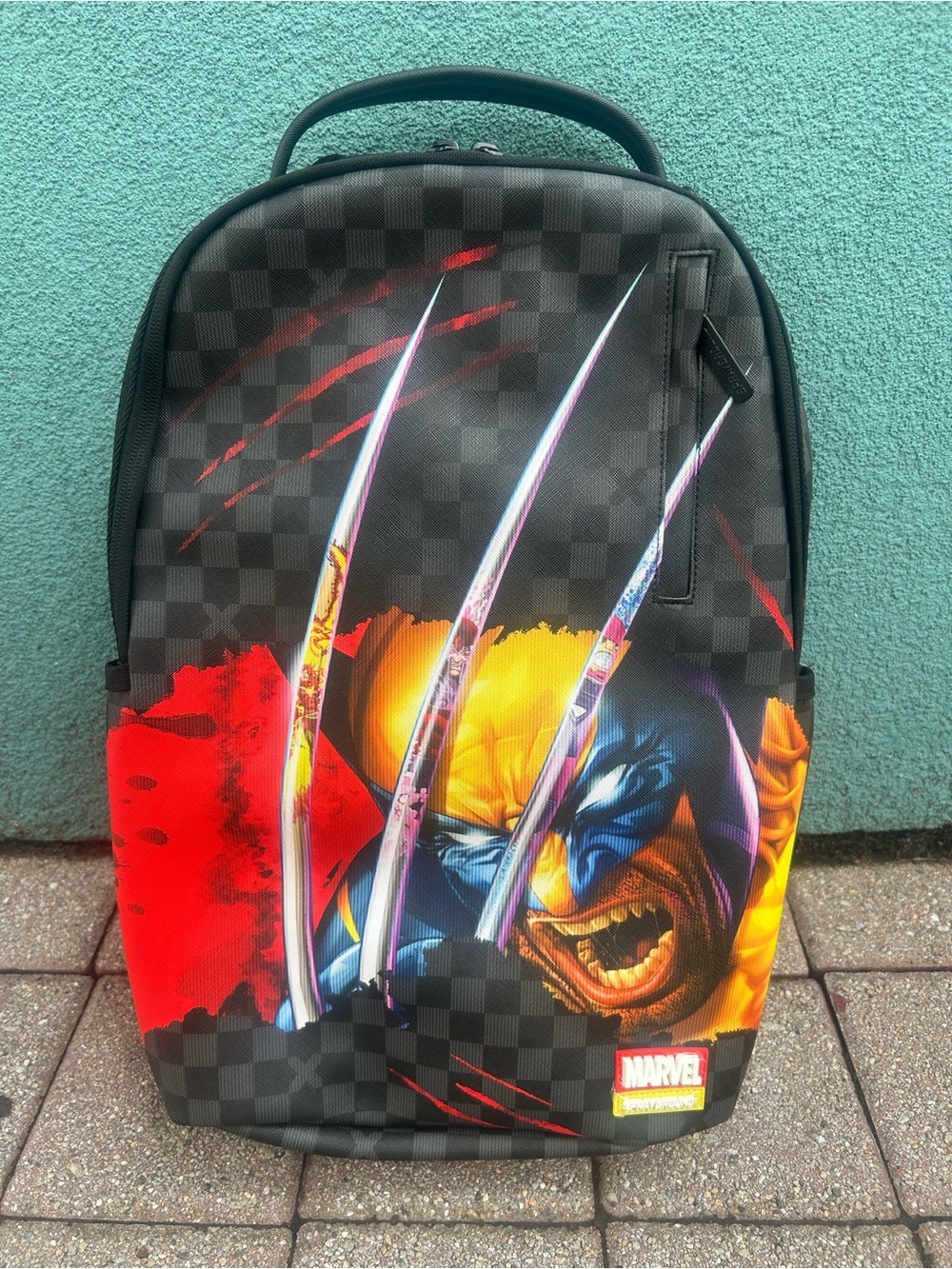 Sprayground Marvel Wolverine Backpack - Black/Yellow/Red